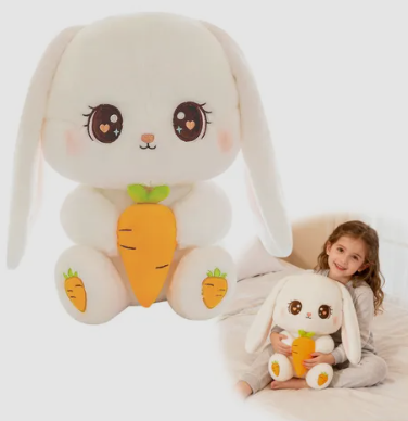 CONEJITO KAWAII 🥕🥰 + TARJETA DE DEDICATORIA Y OBSEQUIO POR TU COMPRA