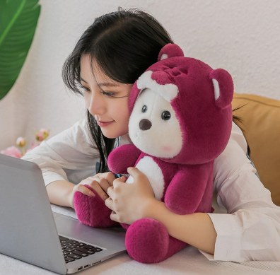 TIERNO OSITO DISFRAZADO DE LOTSO 🥰 + TARJETA DE DEDICATORIA + HERMOSO OBSEQUIO POR TU COMPRA🤩
