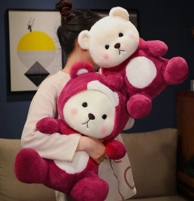 TIERNO OSITO DISFRAZADO DE LOTSO 🥰 + TARJETA DE DEDICATORIA + HERMOSO OBSEQUIO POR TU COMPRA🤩