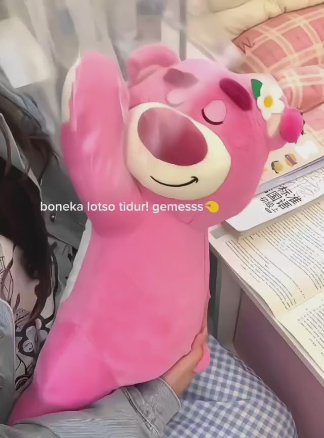 LOTSO DORMILÓN 🩷🍓+ TARJETA DE DEDICATORIA Y OBSEQUIO POR TU COMPRA 🥳